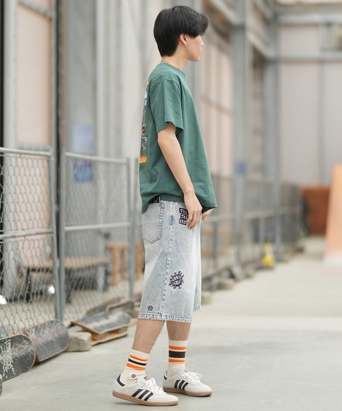 SANTA CRUZ（サンタクルーズ）の「【ムラサキスポーツ限定】SANTA CRUZ/サンタクルーズ ハーフパンツ ショートパンツ デニムショーツ 502262501（その他パンツ・メンズ・ブラック/ケミカルウォッシュ/グリーン・L/M）」の21枚目の写真