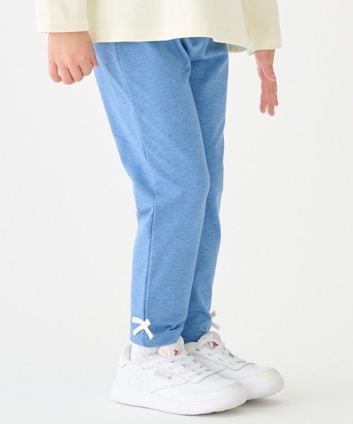 petit main（プティマイン）の「【プティプラ】GIRLS10分丈レギンス（レギンス/スパッツ・キッズ・ブルーグリーン/ブラック/ライトピンク/アイボリー/サックスブルー/ブルー/オフホワイト/ラベンダー/チャコール/ライトグリーン・110cm/100cm/120cm/80ｃｍ/130cm/90cm）」の13枚目の写真