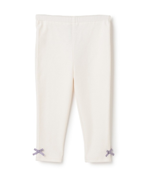 petit main（プティマイン）の「【プティプラ】GIRLS10分丈レギンス（レギンス/スパッツ・キッズ・ブルーグリーン/ブラック/ライトピンク/アイボリー/サックスブルー/ブルー/オフホワイト/ラベンダー/チャコール/ライトグリーン・110cm/100cm/120cm/80ｃｍ/130cm/90cm）」の21枚目の写真