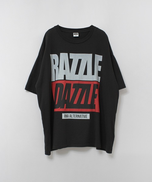RNA(アールエヌエー)の「M2636 BIG BOXロゴBIG T(Tシャツ/カットソー・レディース・スミクロ/ピンク/ホワイト/グリーン・MEDIUM)」の5枚目の写真