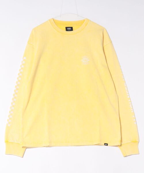 VANS(バンズ)の「VANSアパレル(WJ) ヴァンズ M All you need is Vans L TEE ロングスリーブ 126R1021200 ABC-MART限定 GOLD(Tシャツ/カットソー・メンズ・ゴールド・LARGE/MEDIUM/X-LARGE)」の1枚目の写真