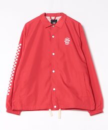 VANS（バンズ）の「VANSアパレル(WJ) ヴァンズ M West Falen Coach JKT アウター 126R1091100 ABC-MART限定 RED（その他アウター）」
