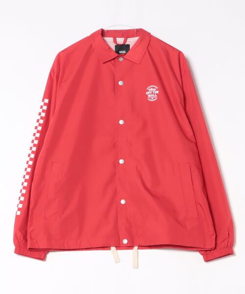 VANSアパレル(WJ) ヴァンズ M West Falen Coach JKT アウター 126R1091100 ABC-MART限定 RED