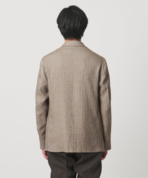 UNITED ARROWS（ユナイテッドアローズ）の「ストライプ 2ボタン テーラードジャケット T-MODEL（テーラードジャケット・メンズ・モカ・M/S/L/XL）」の5枚目の写真