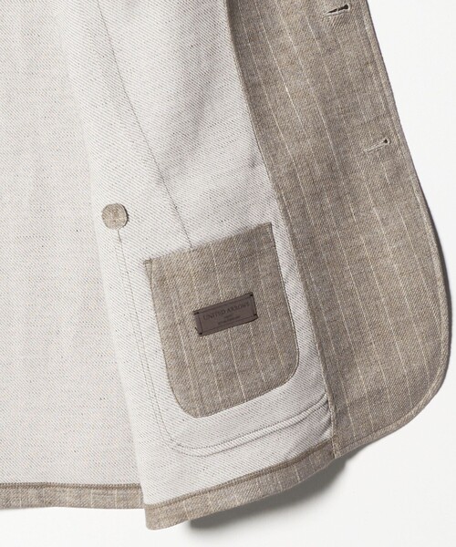 UNITED ARROWS（ユナイテッドアローズ）の「ストライプ 2ボタン テーラードジャケット T-MODEL（テーラードジャケット・メンズ・モカ・M/S/L/XL）」の14枚目の写真