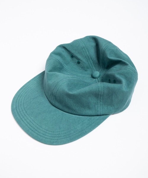 RACAL（ラカル）の「Fade Wash Flat Visor 6Panel Cap / フェードウォッシュフラットバイザー6パネキャップ（キャップ・メンズ・ブラック/ネイビー・FREE）」の3枚目の写真