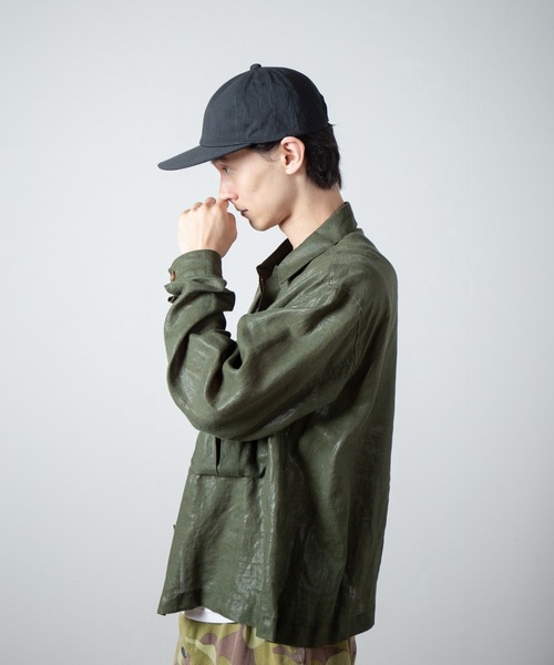 RACAL（ラカル）の「Fade Wash Flat Visor 6Panel Cap / フェードウォッシュフラットバイザー6パネキャップ（キャップ・メンズ・ブラック/ネイビー・FREE）」の8枚目の写真