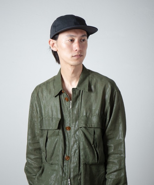 RACAL（ラカル）の「Fade Wash Flat Visor 6Panel Cap / フェードウォッシュフラットバイザー6パネキャップ（キャップ・メンズ・ブラック/ネイビー・FREE）」の10枚目の写真