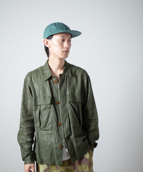 RACAL（ラカル）の「Fade Wash Flat Visor 6Panel Cap / フェードウォッシュフラットバイザー6パネキャップ（キャップ・メンズ・ブラック/ネイビー・FREE）」の18枚目の写真