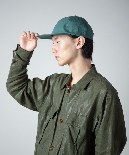 RACAL（ラカル）の「Fade Wash Flat Visor 6Panel Cap / フェードウォッシュフラットバイザー6パネキャップ（キャップ・メンズ・ブラック/ネイビー・FREE）」の19枚目の写真