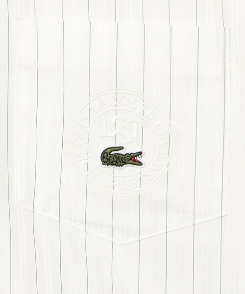 LACOSTE(ラコステ)の「【別注】LACOSTE / ストライプ シャツ(シャツ/ブラウス・メンズ・サックスブルー/グリーン・40/42/39/41)」の15枚目の写真