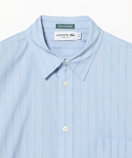 LACOSTE(ラコステ)の「【別注】LACOSTE / ストライプ シャツ(シャツ/ブラウス・メンズ・サックスブルー/グリーン・40/42/39/41)」の13枚目の写真