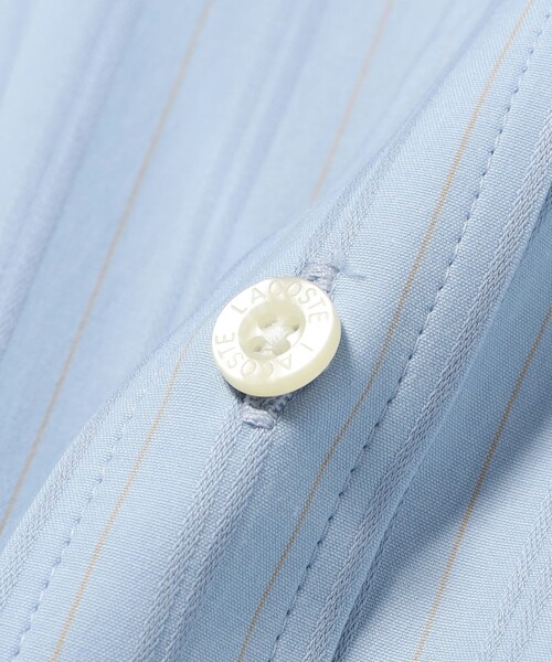 LACOSTE(ラコステ)の「【別注】LACOSTE / ストライプ シャツ(シャツ/ブラウス・メンズ・サックスブルー/グリーン・40/42/39/41)」の8枚目の写真