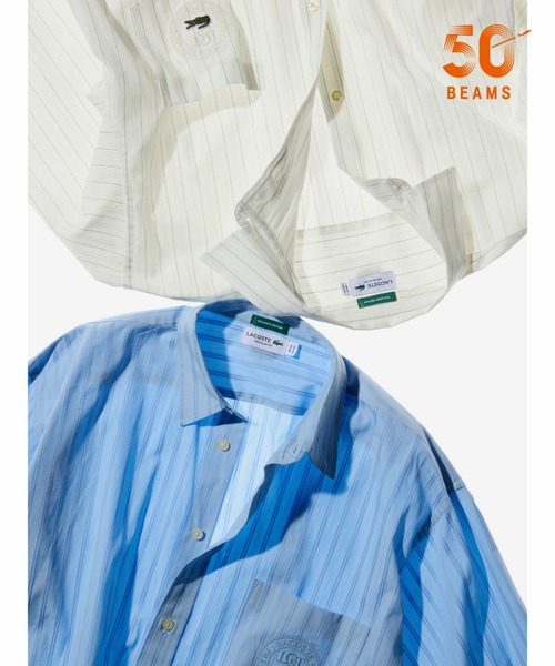 別注】LACOSTE / ストライプ シャツ（シャツ/ブラウス）｜LACOSTE