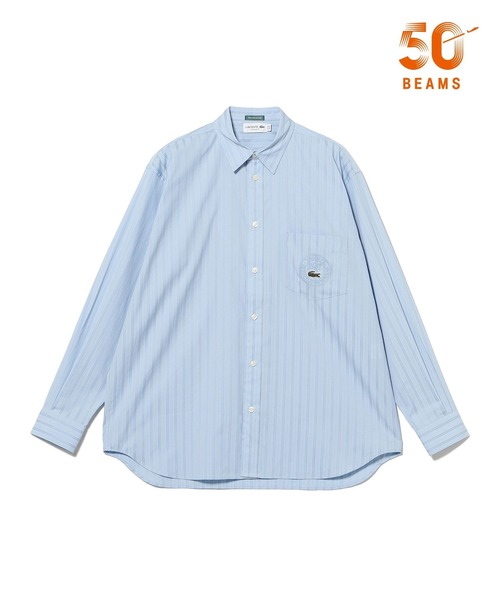 LACOSTE(ラコステ)の「【別注】LACOSTE / ストライプ シャツ(シャツ/ブラウス・メンズ・サックスブルー/グリーン・40/42/39/41)」の19枚目の写真