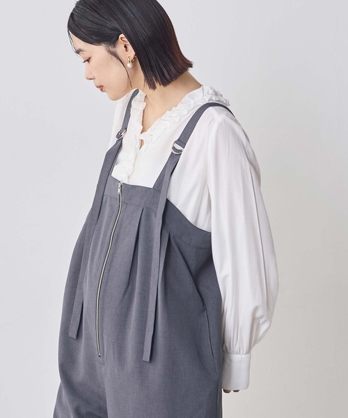 Gready Brilliant(グレディブリリアン)の「ウェザークロスサロペット(サロペット/オーバーオール・レディース・チャコールグレー/ブラック・FREE)」の22枚目の写真