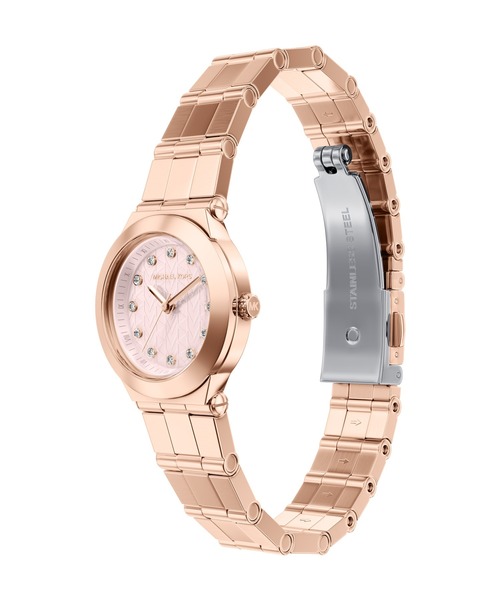 MICHAEL KORS(マイケルコース)の「マイケル・コース 腕時計 レディース アナログ ステンレス MK7568(アナログ腕時計・レディース・ピンクゴールド・FREE)」の6枚目の写真