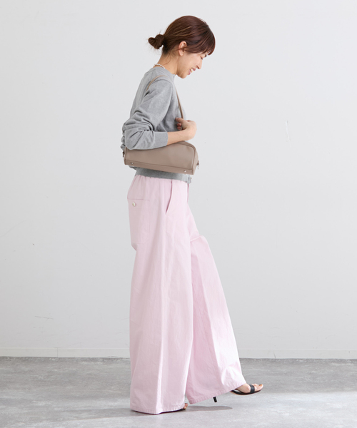 IENA（イエナ）の「《新色/追加》＆MyuQ/アンドミューク KAKU バッグ MCB096（ショルダーバッグ・レディース・キャメル/アイボリー/ブラック・FREE）」の20枚目の写真