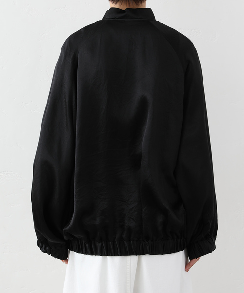 JOURNAL STANDARD LUXE（ジャーナルスタンダード　ラックス）の「アセテートヴィンテージMA1ブルゾン（その他アウター・レディース・ブラック/カーキ・FREE）」の14枚目の写真