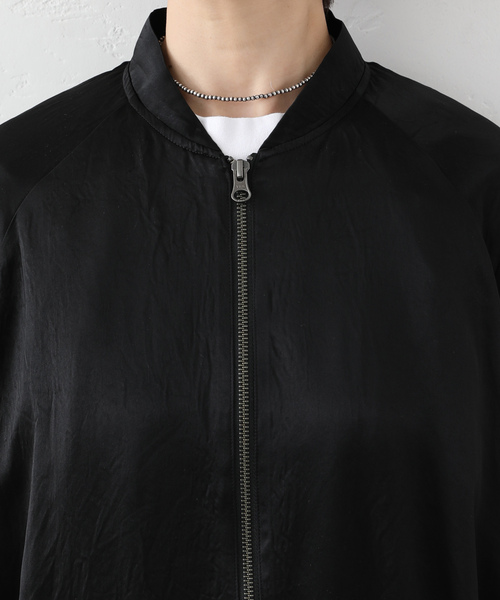 JOURNAL STANDARD LUXE（ジャーナルスタンダード　ラックス）の「アセテートヴィンテージMA1ブルゾン（その他アウター・レディース・ブラック/カーキ・FREE）」の15枚目の写真