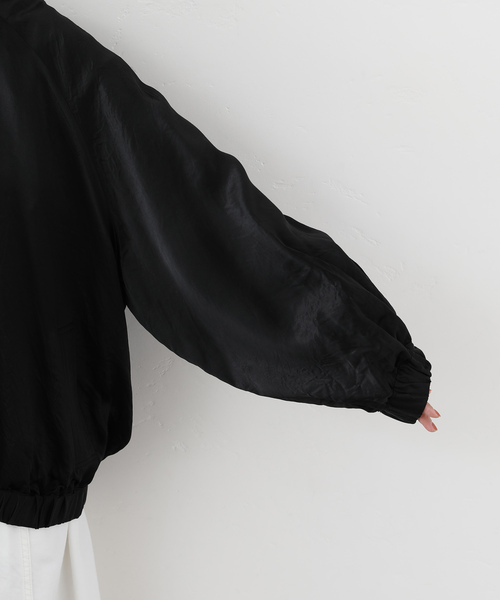 JOURNAL STANDARD LUXE（ジャーナルスタンダード　ラックス）の「アセテートヴィンテージMA1ブルゾン（その他アウター・レディース・ブラック/カーキ・FREE）」の17枚目の写真