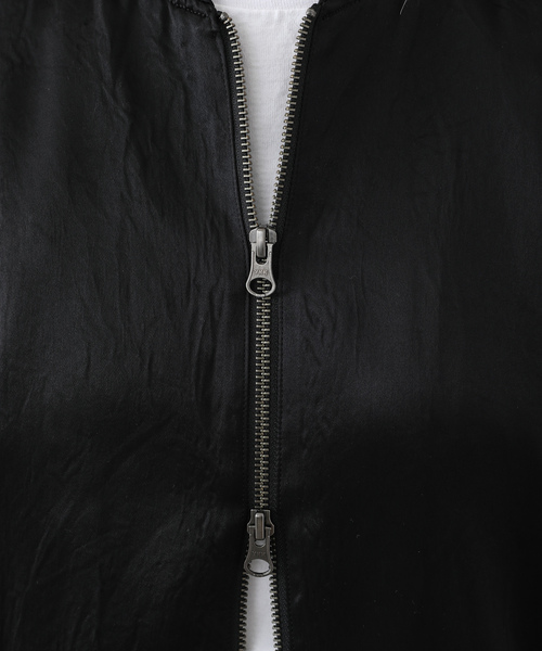 JOURNAL STANDARD LUXE（ジャーナルスタンダード　ラックス）の「アセテートヴィンテージMA1ブルゾン（その他アウター・レディース・ブラック/カーキ・FREE）」の21枚目の写真