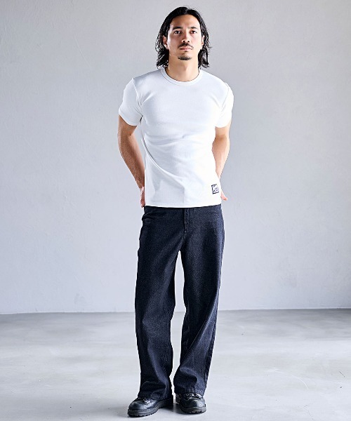 CavariA（キャバリア）の「『CavariA/キャバリア』スパンフライス半袖TEE（Tシャツ/カットソー・メンズ・ブラック/カーキ/ホワイト・XL/L/M）」の12枚目の写真