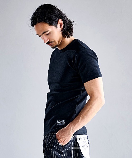 CavariA（キャバリア）の「『CavariA/キャバリア』スパンフライス半袖TEE（Tシャツ/カットソー・メンズ・ブラック/カーキ/ホワイト・XL/L/M）」の15枚目の写真