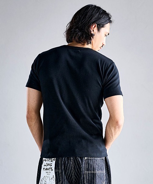 CavariA（キャバリア）の「『CavariA/キャバリア』スパンフライス半袖TEE（Tシャツ/カットソー・メンズ・ブラック/カーキ/ホワイト・XL/L/M）」の16枚目の写真
