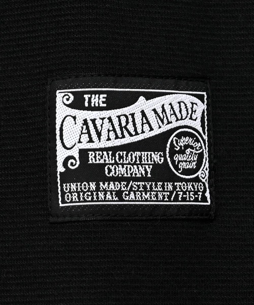 CavariA（キャバリア）の「『CavariA/キャバリア』スパンフライス半袖TEE（Tシャツ/カットソー・メンズ・ブラック/カーキ/ホワイト・XL/L/M）」の5枚目の写真
