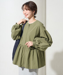 限定展開 ティアード 切り替え フレア ジャケット