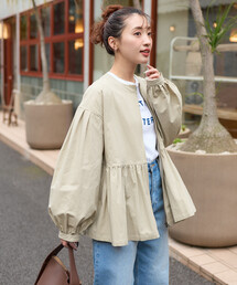 FREAK'S STORE | 限定展開　ティアード 切り替え フレア ジャケット(その他アウター)