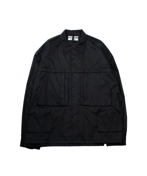 F/CE. (エフシーイー)の「F/CE. 15D RIPSTOP UL SHIRT / エフシーイー 15D リップストップ ユーエル シャツ(シャツ/ブラウス・メンズ・ブラック/グレー/ブルー・MEDIUM/LARGE/X-LARGE)」の1枚目の写真