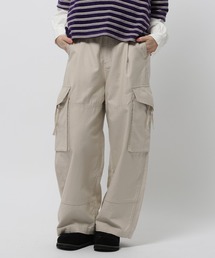 niko and... | バックサテンミリタリーパンツ(カーゴパンツ)