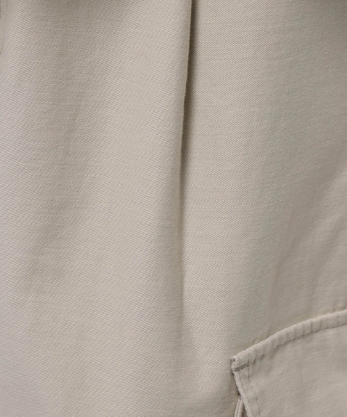 niko and...(ニコアンド)の「バックサテンミリタリーパンツ(カーゴパンツ・レディース・アイボリー/カーキ・FREE)」の6枚目の写真