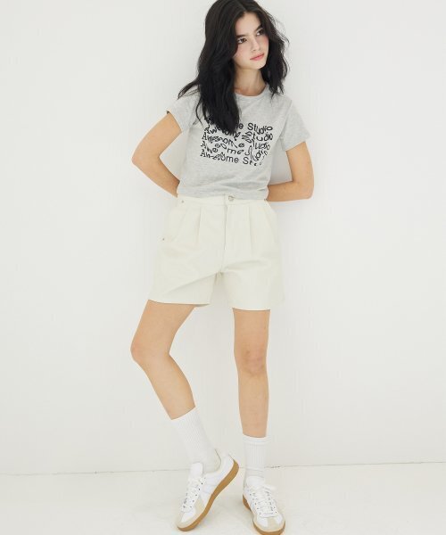 AWESOME STUDIO(オーサムスタジオ)の「ウィメンズカラーショートデニムパンツクリーム(その他パンツ・レディース・その他・SMALL/MEDIUM)」の6枚目の写真