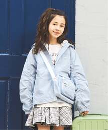 pom ponette junior（ポンポネットジュニア）の「【130cmあり】【UV・撥水・花粉防止】パーカライナーつき3WAYブルゾン（ブルゾン）」