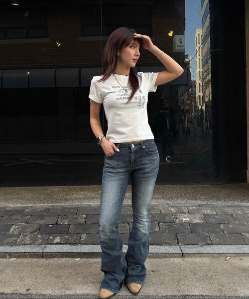 ROCKCAKE(ロックケーキ)の「Misprint Fitted Top - White(Tシャツ/カットソー・レディース・その他・SMALL)」の3枚目の写真
