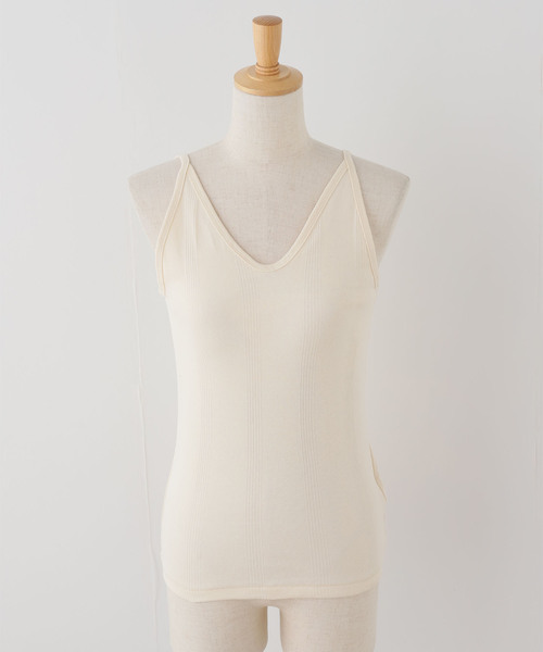 OUTDOOR PRODUCTS（アウトドアプロダクツ）の「miller Prib Cami Tank（Tシャツ/カットソー・レディース・グレー/チャコールグレー/ライトグレー/アイボリー/ブラック・FREE）」の2枚目の写真