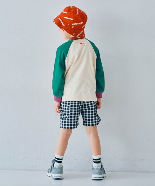 p.premier（ピードットプルミエ）の「バラエティ長袖Tシャツ（Tシャツ/カットソー・キッズ・ブラウン/レッド/チャコール/ターコイズブルー/ベビーピンク/エメラルド・80/90/100/110/120/130/140）」の12枚目の写真