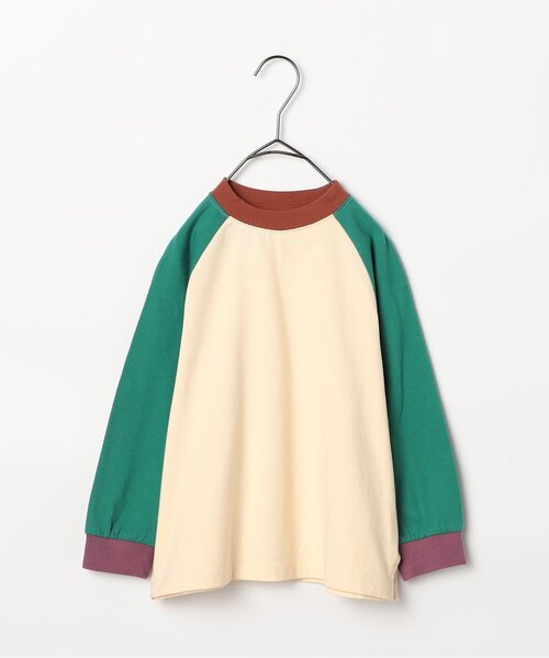 p.premier（ピードットプルミエ）の「バラエティ長袖Tシャツ（Tシャツ/カットソー・キッズ・ブラウン/レッド/チャコール/ターコイズブルー/ベビーピンク/エメラルド・80/90/100/110/120/130/140）」の14枚目の写真