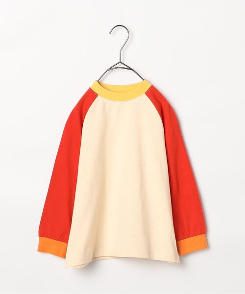 p.premier（ピードットプルミエ）の「バラエティ長袖Tシャツ（Tシャツ/カットソー・キッズ・ブラウン/レッド/チャコール/ターコイズブルー/ベビーピンク/エメラルド・80/90/100/110/120/130/140）」の15枚目の写真