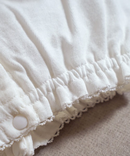 10mois(ディモワ)の「【10mois(ディモワ)】fleurエプロンセレモニードレスセット 50-70cm(その他ベビーウェア・キッズ・ホワイト/ピンク・50-70cm)」の10枚目の写真