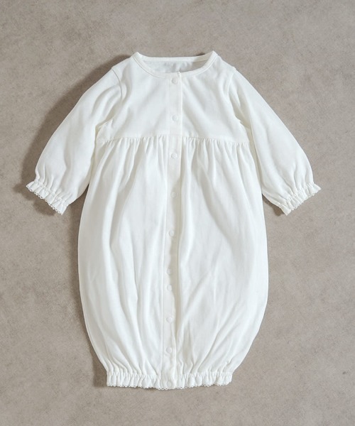 10mois(ディモワ)の「【10mois(ディモワ)】fleurエプロンセレモニードレスセット 50-70cm(その他ベビーウェア・キッズ・ホワイト/ピンク・50-70cm)」の8枚目の写真