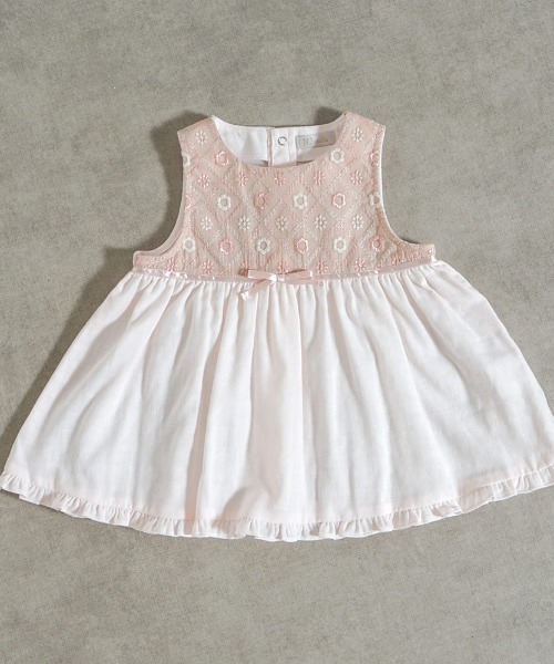 10mois(ディモワ)の「【10mois(ディモワ)】fleurエプロンセレモニードレスセット 50-70cm(その他ベビーウェア・キッズ・ホワイト/ピンク・50-70cm)」の22枚目の写真