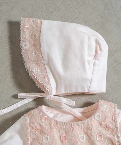 10mois(ディモワ)の「【10mois(ディモワ)】fleurエプロンセレモニードレスセット 50-70cm(その他ベビーウェア・キッズ・ホワイト/ピンク・50-70cm)」の19枚目の写真