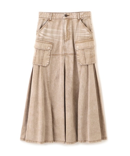 AVIREX（アヴィレックス）の「DENIM MERMAID CARGO SKIRT（デニムスカート・レディース・ブラック/ブラウン/ブルー系・S/M）」の18枚目の写真