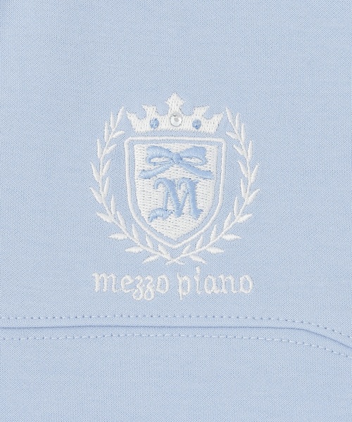 mezzo piano Junior(メゾピアノジュニア)の「袖レースユニホーム長袖Tシャツ(Tシャツ/カットソー・キッズ・サックスブルー/ネイビー・S:140cm/M:150cm/L:160cm)」の14枚目の写真