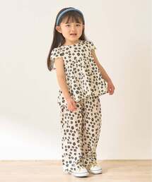 Lycee mine | 【セットアップ】アソート総柄ティアードブラウス・スカラップパンツセット(セットアップ)