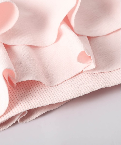 AMELY（エミリー）の「ペプラムリブニットカーディガン（カーディガン/ボレロ・レディース・ホワイト/モカ/イエロー/ピンク/ブラック・フリー）」の12枚目の写真